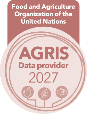 Sello de reconocimiento para proveedores de datos FAO AGRIS activos 2027 BO3 – Proveedor de datos FAO AGRIS 2027