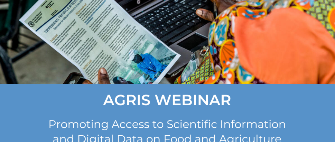 Join AGRIS Webinar for South African Institutions!
Join AGRIS Webinar for South African Institutions!